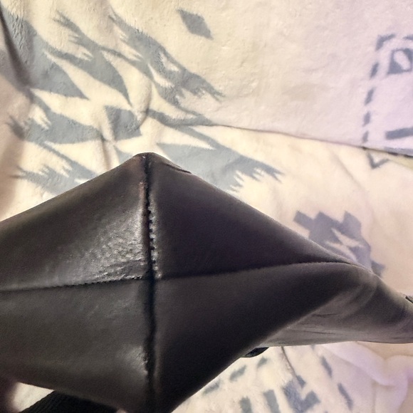 Leather Sugar Skull Day of the Dead Bag - Picture 4 of 9